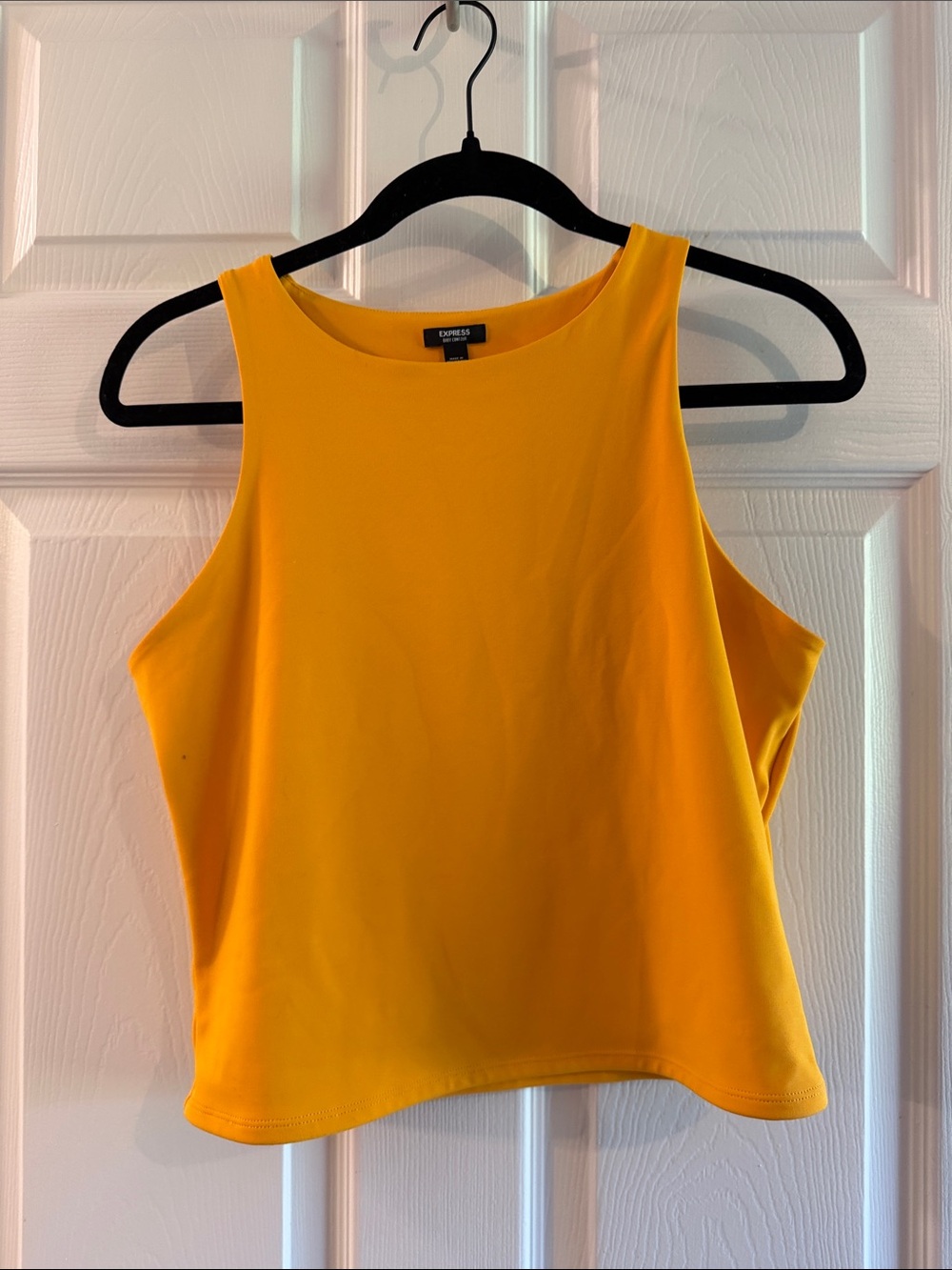 Express Sleeveless Tank Top - Bright Yellow